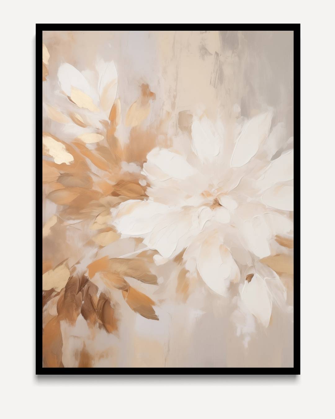 Blumen in warmen Tönen