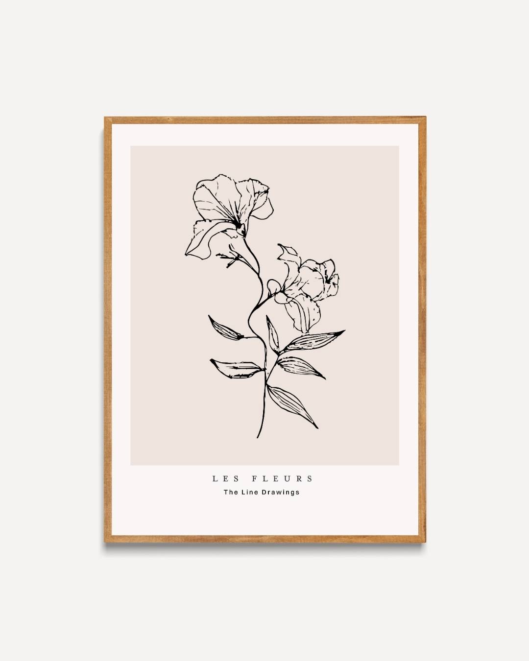 Floraal kunstwerk Poster-canvas-dibond-plexiglas-wanddecoratie-WallArtistic