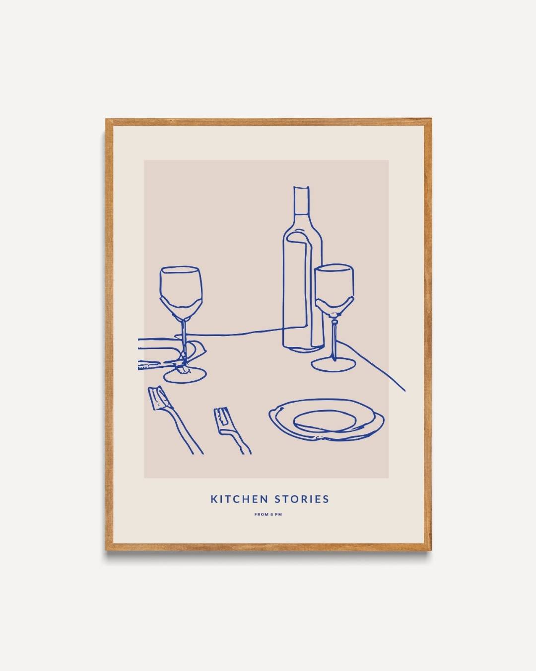 Kitchen stories wine & dining Poster