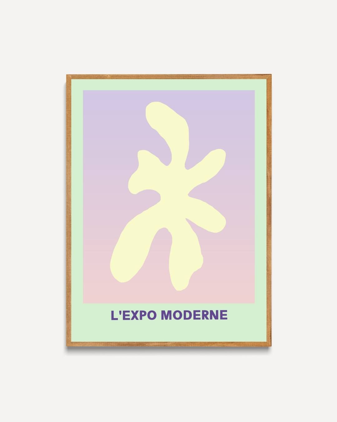 L'Expo Moderne Pastel Poster