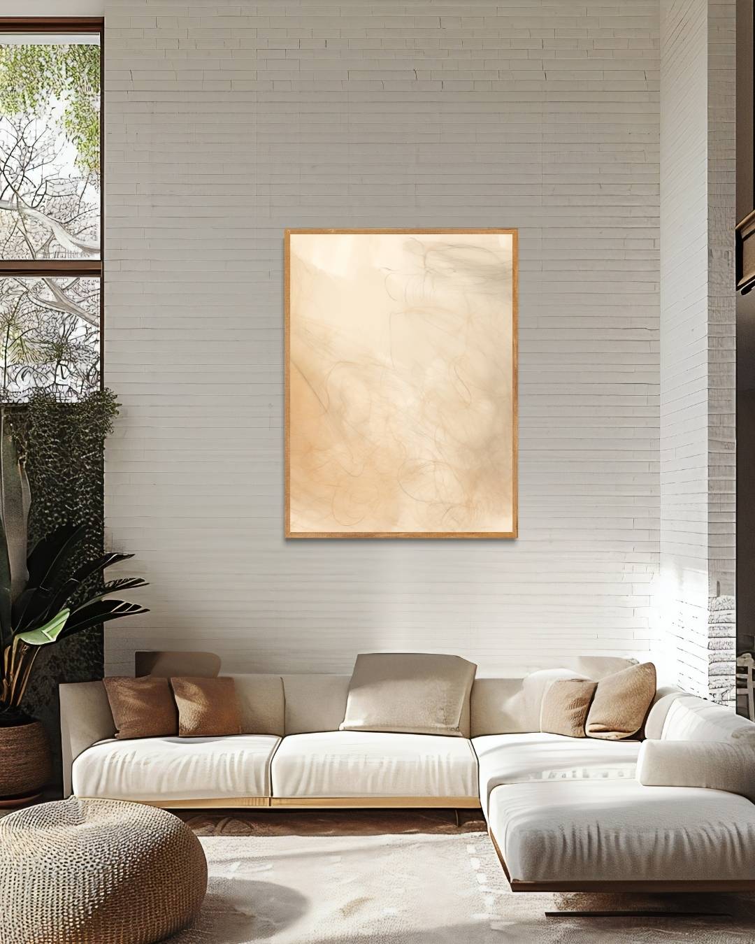 Dromerige beige tonen Poster