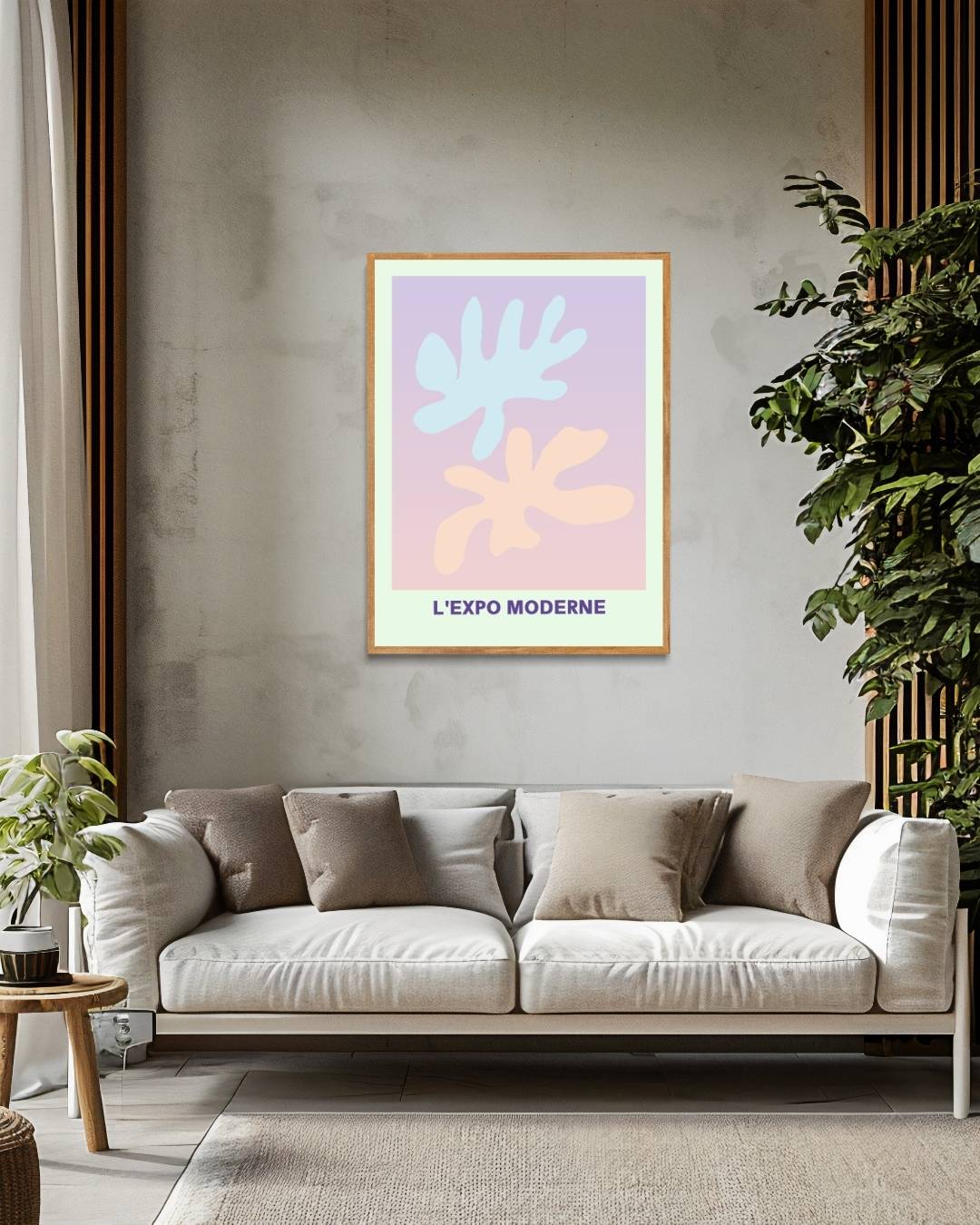 L'Expo Moderne Pastel Poster