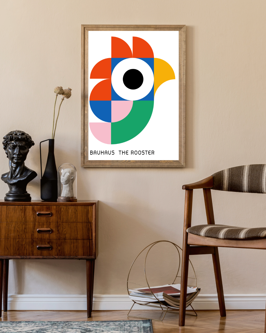 Bauhaus the rooster Poster