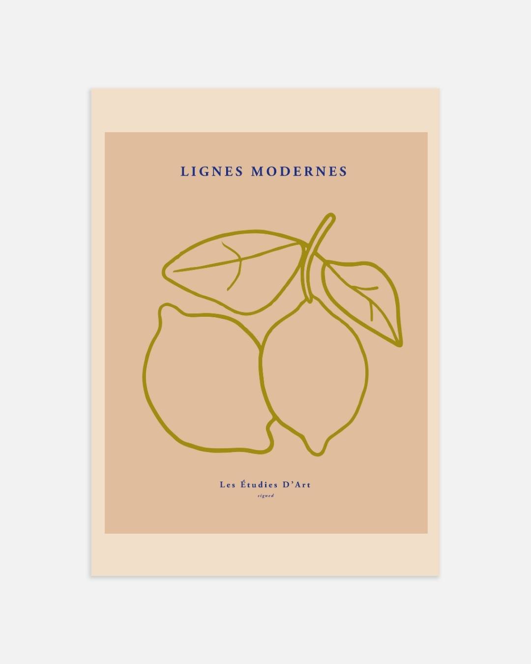 Citroen duo line art Poster