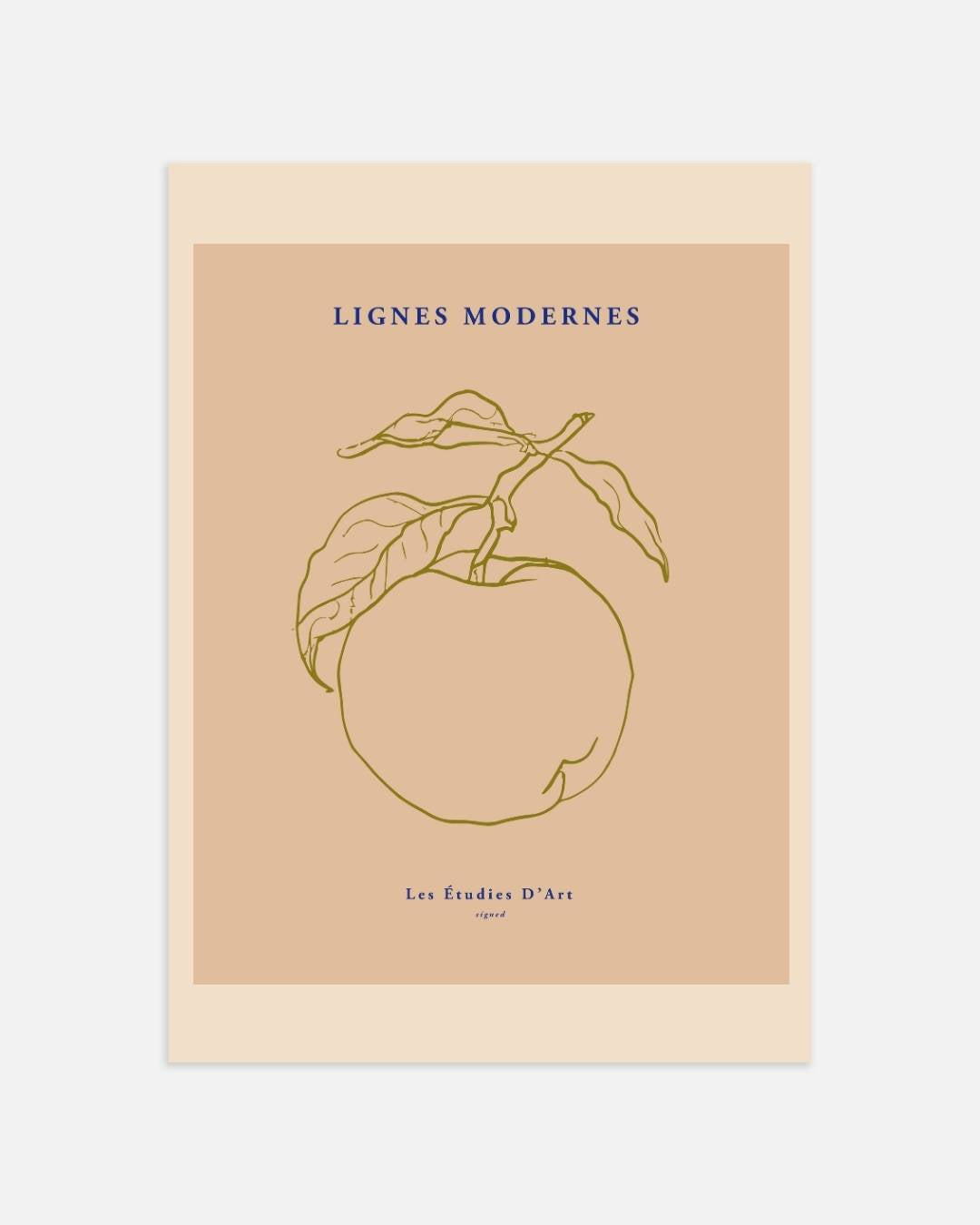 Appel botanical line Poster