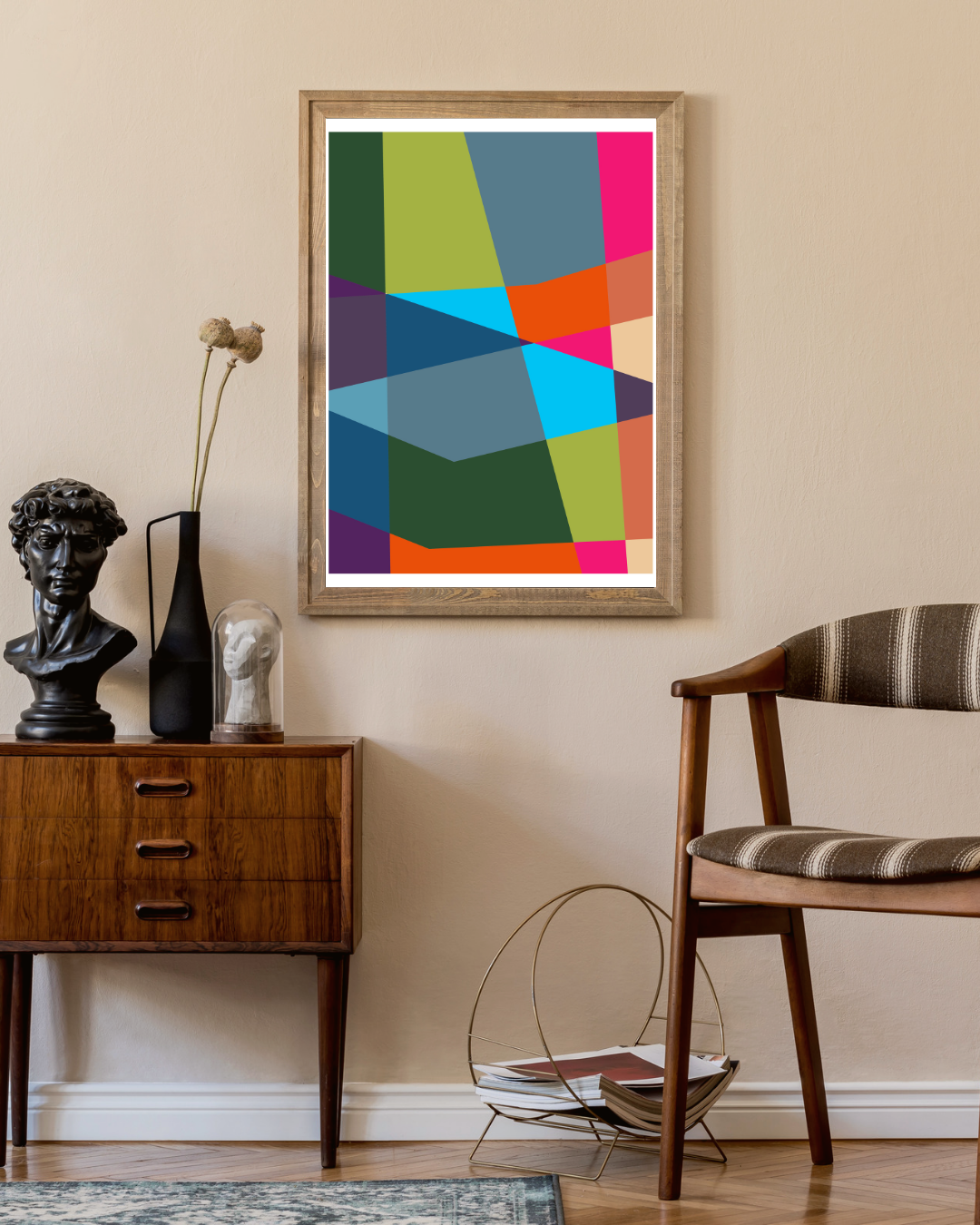 Bauhaus vakjes Poster