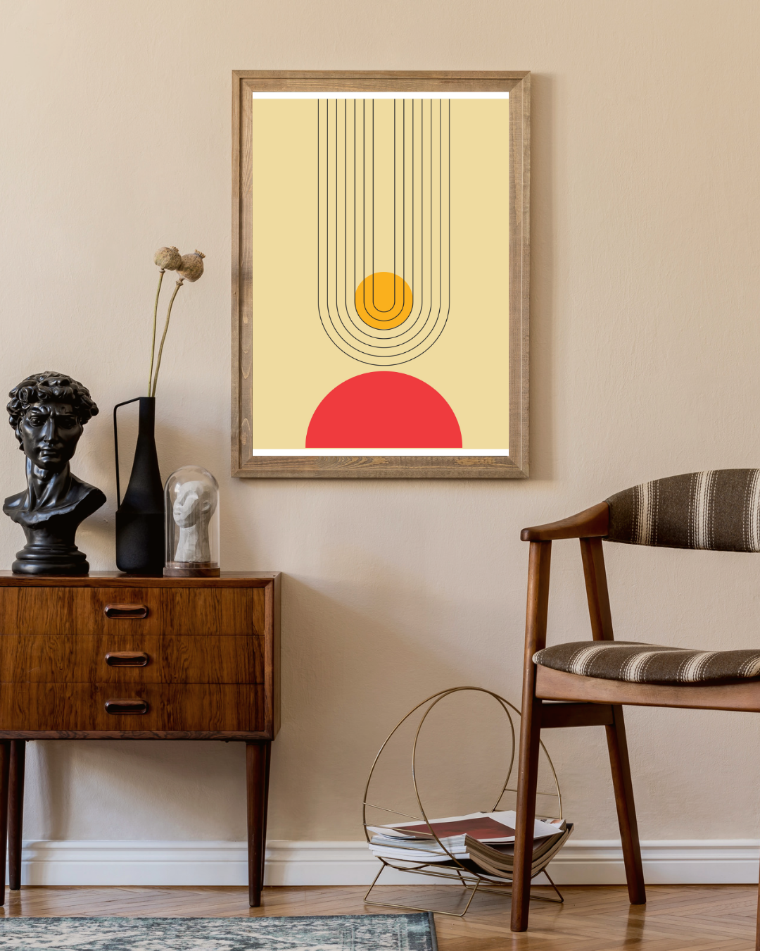 Bauhaus zon Poster