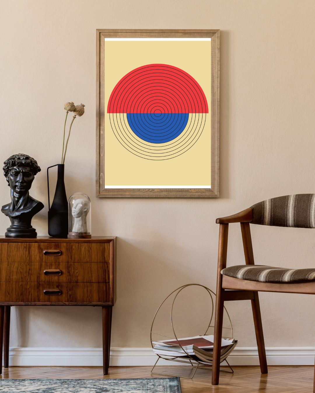 Bauhaus cirkel Poster