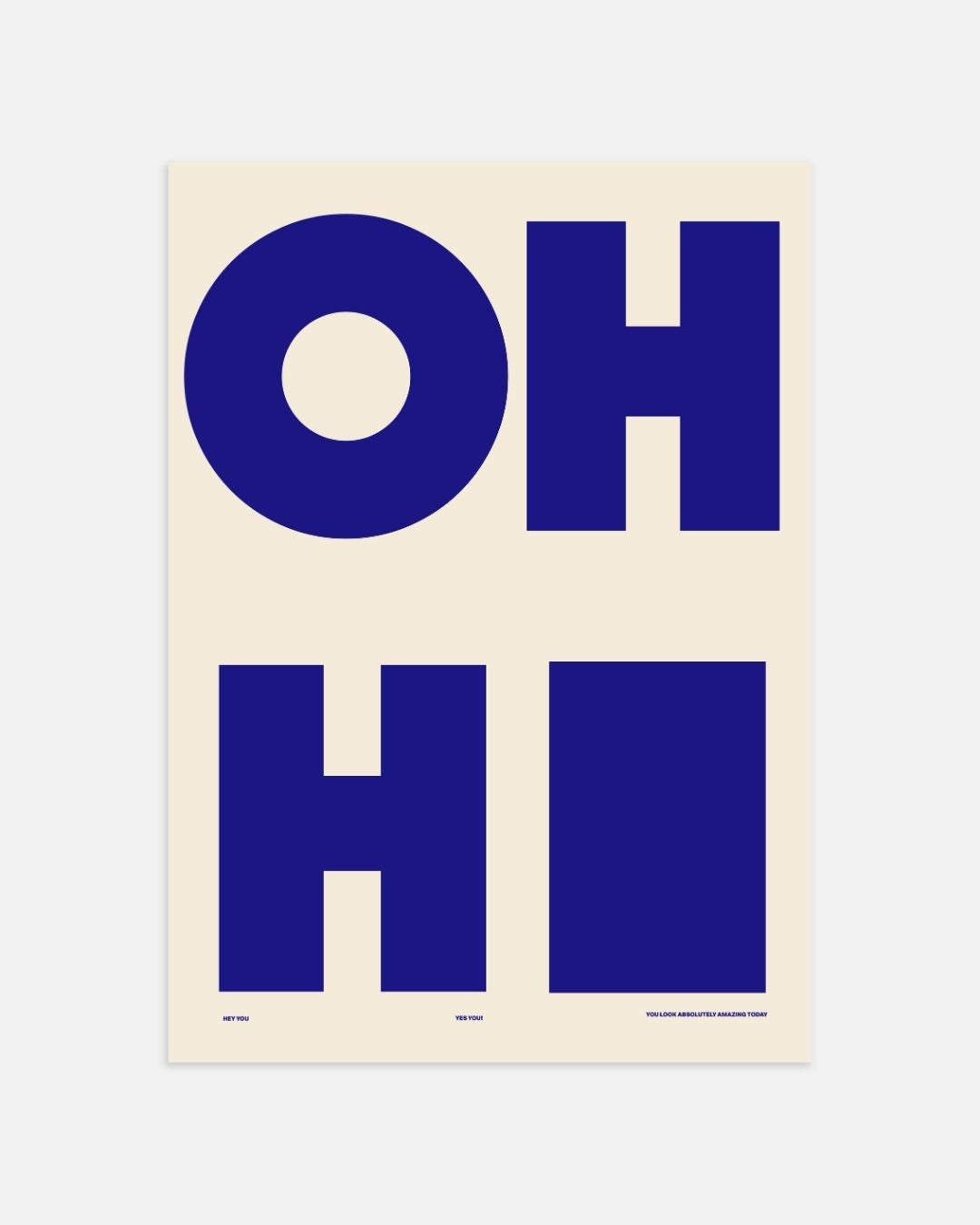Oh hi Poster