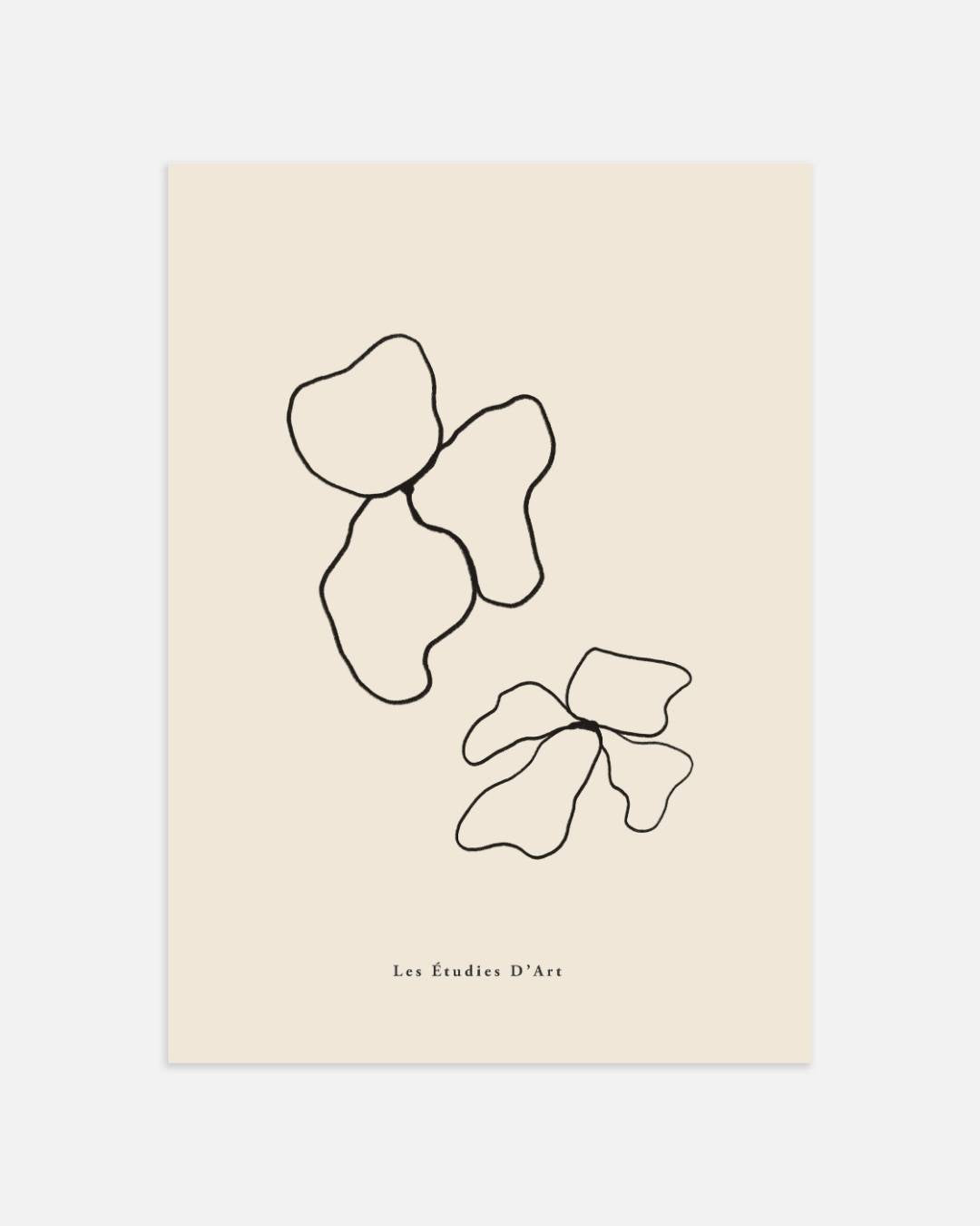 Galerie naturelle abstracte vormen Poster