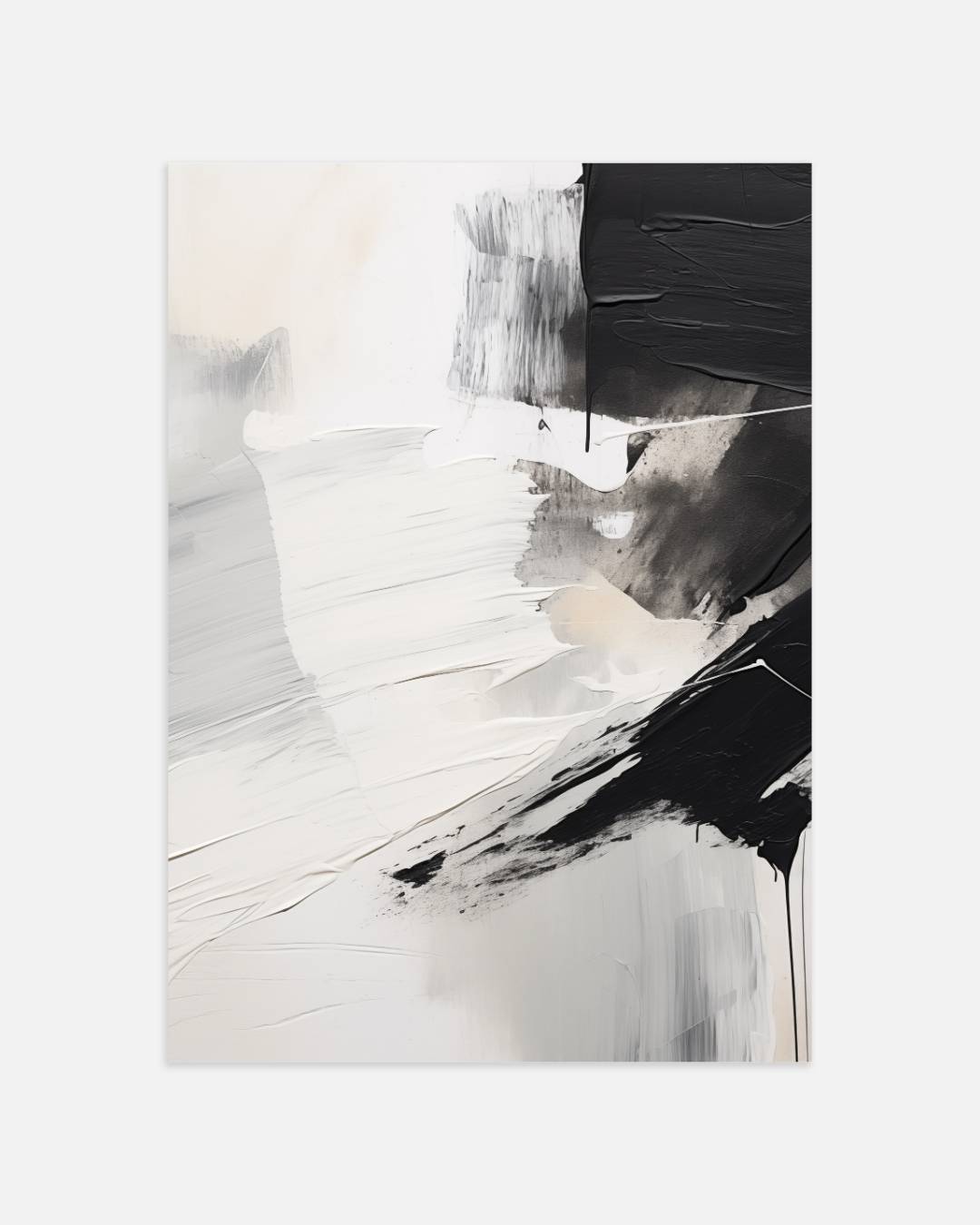 Monochrome texturen Poster