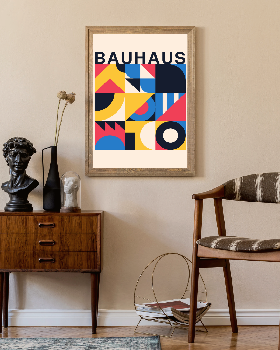 Modernes Bauhaus-Poster