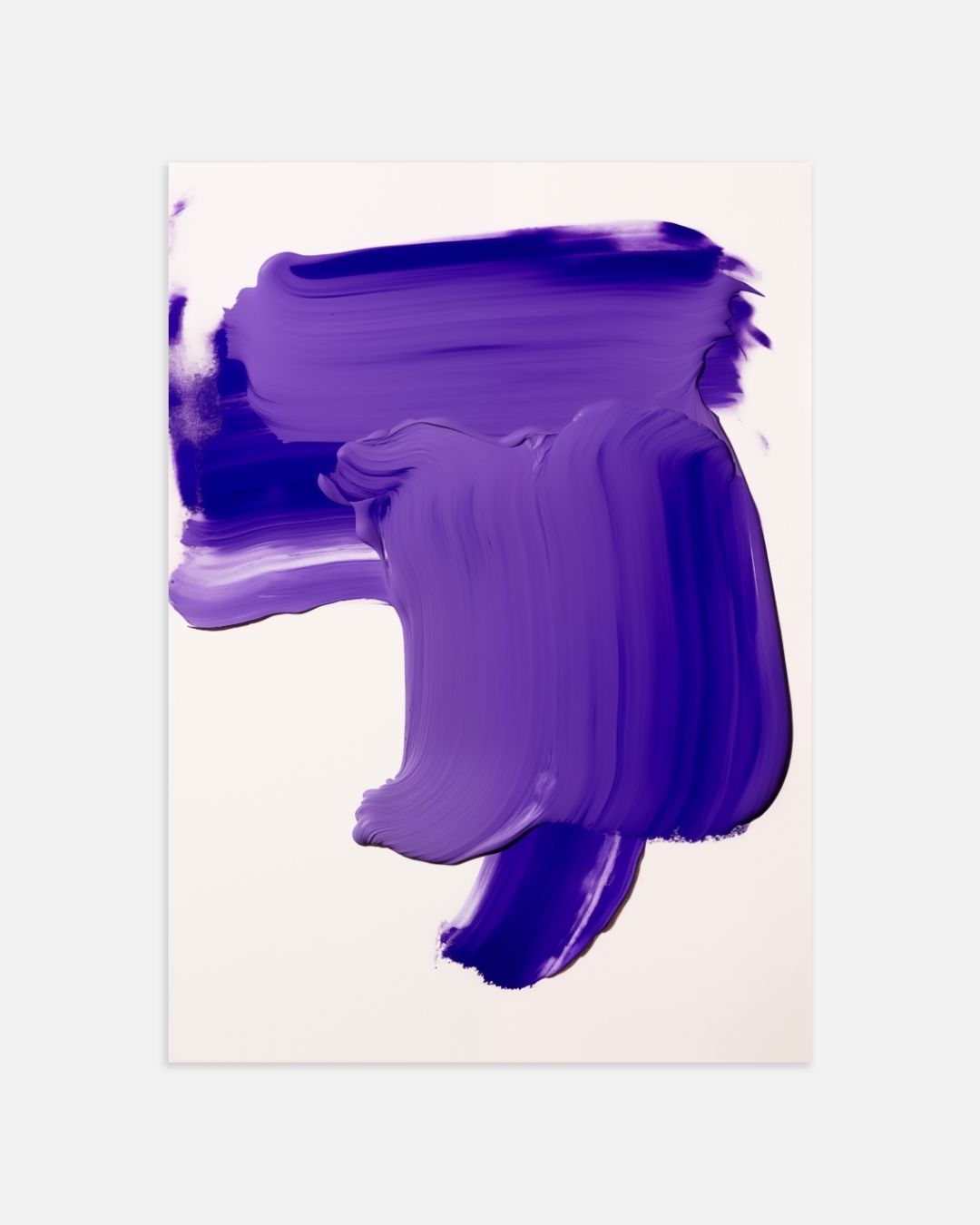 Purple brushstroke Poster