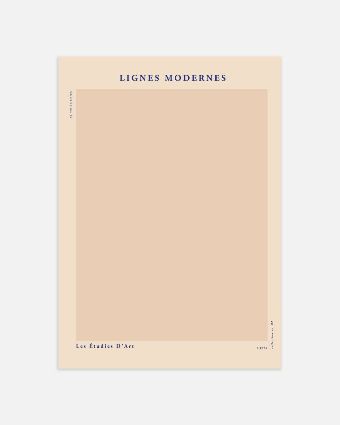 Lignes modernes Poster
