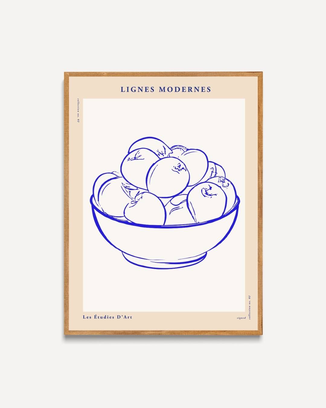Fruit schaal line art Poster