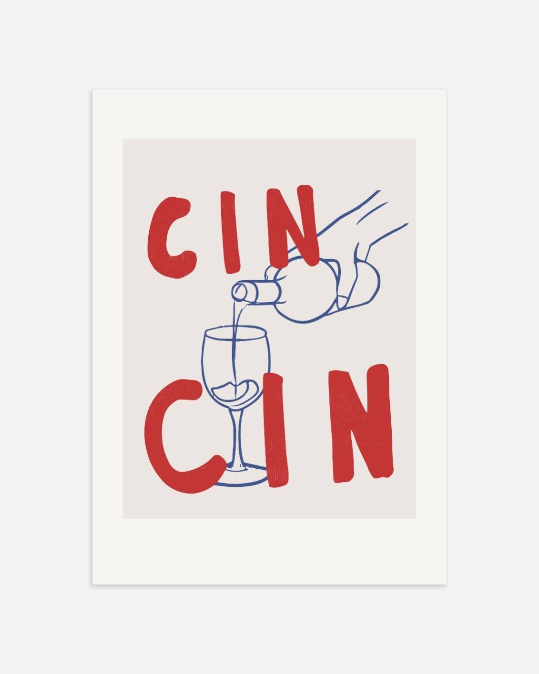 Chin chin cheers poster