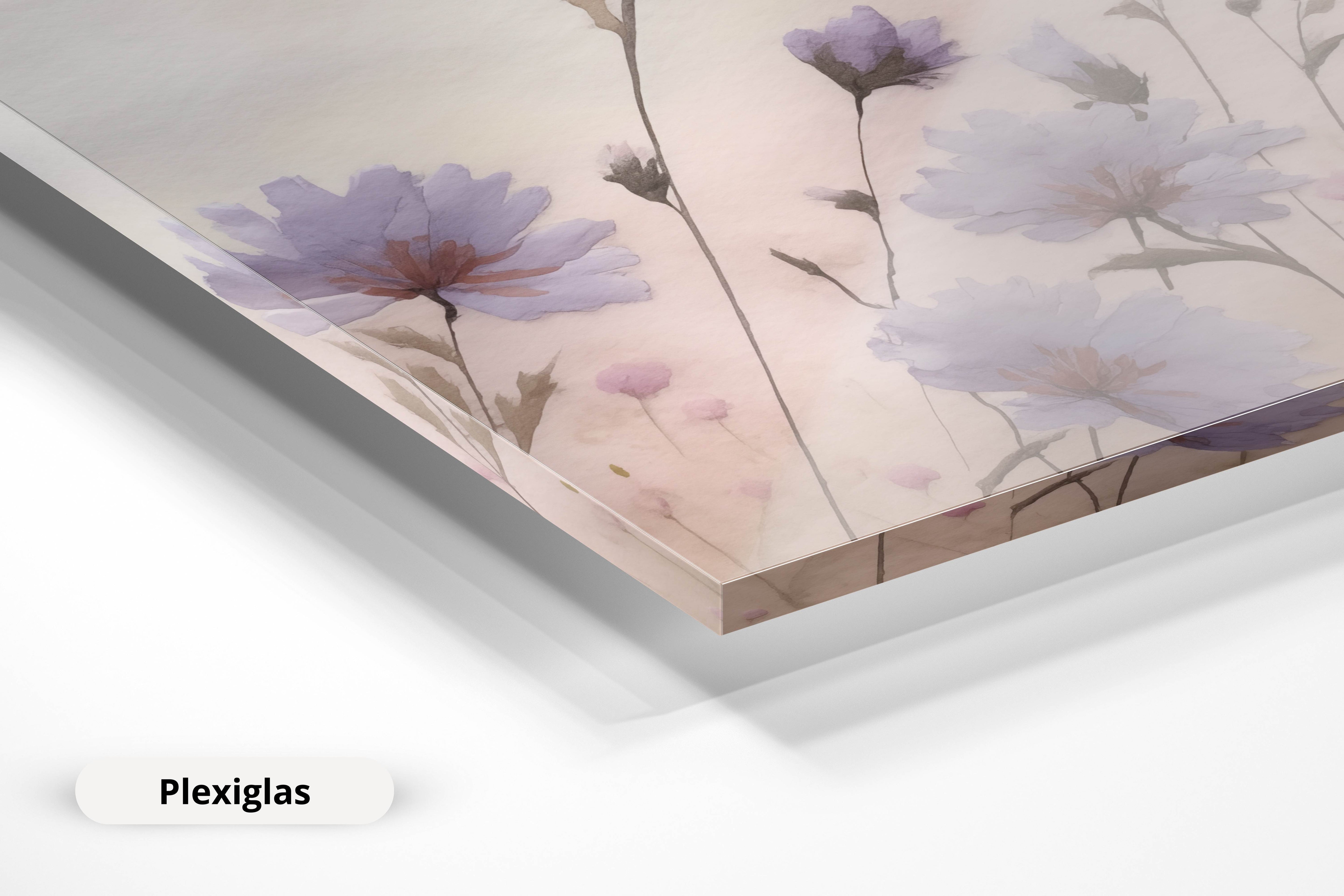 Flowers in soft shades