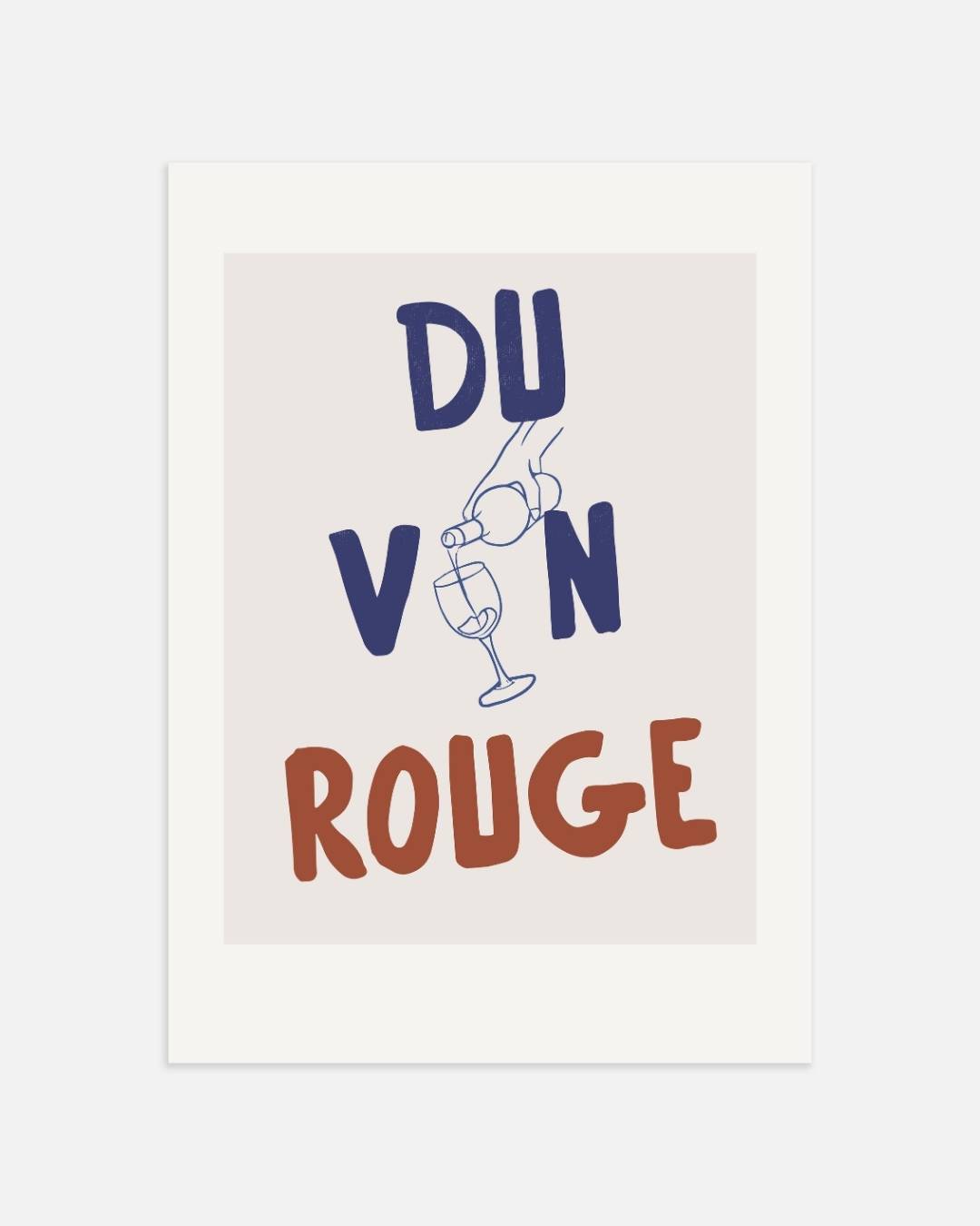 Du Vin Rouge Poster