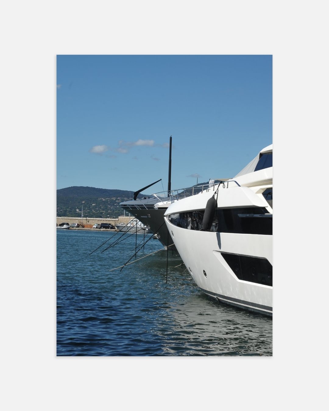 Luxe jachten Poster