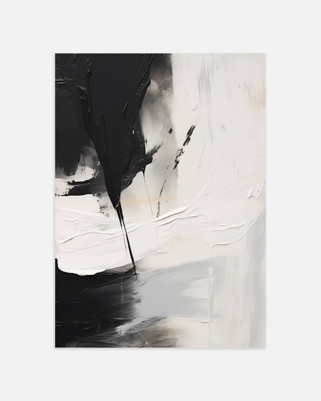 Diepte van contrast Poster