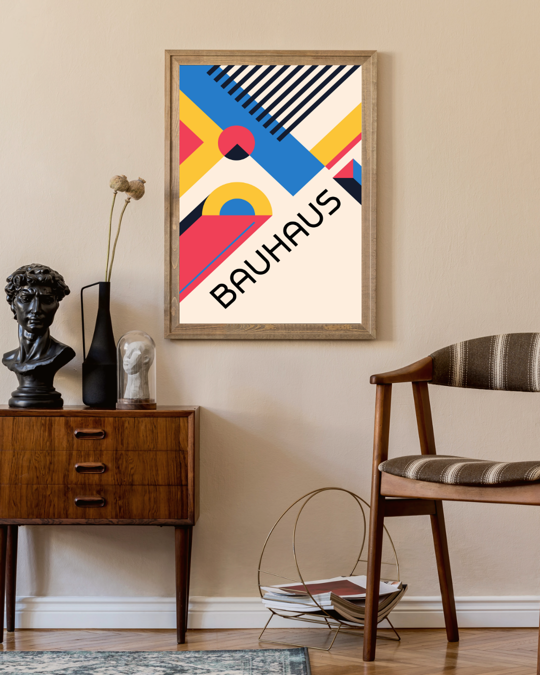 Modernes Bauhaus-Plakat