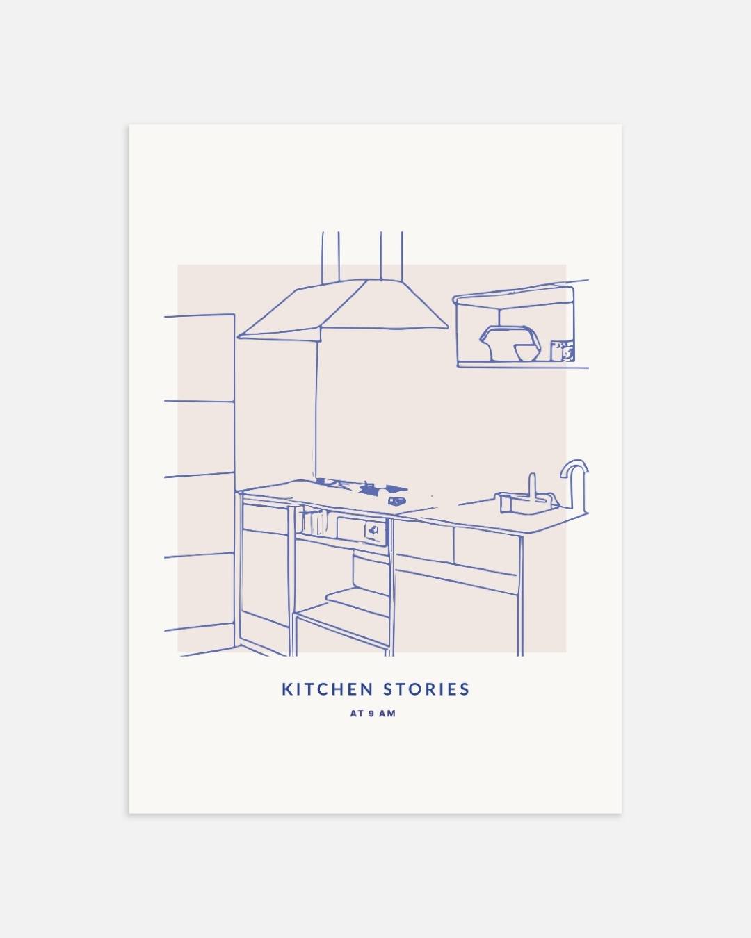 Morning kitchen Poster