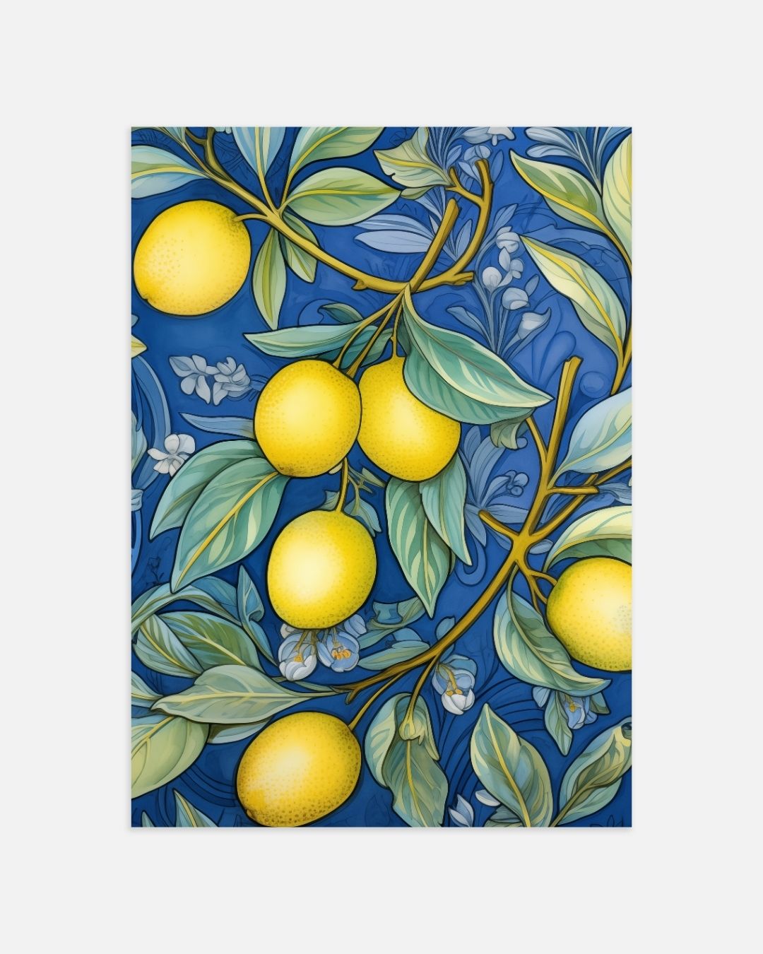 Lemon garden Poster
