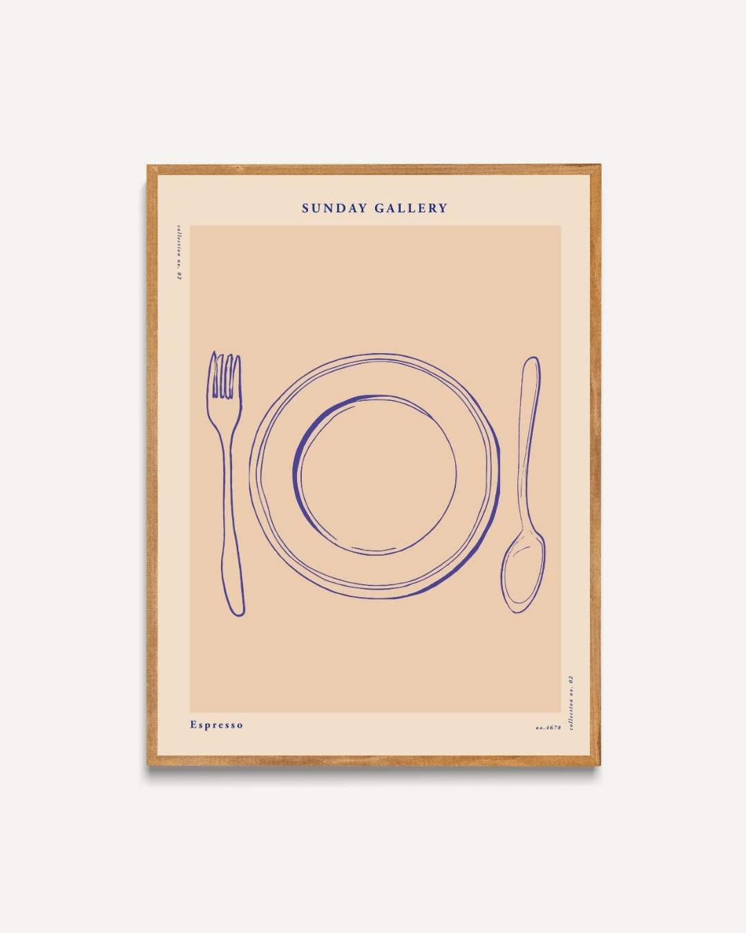 Brunch tafel Poster