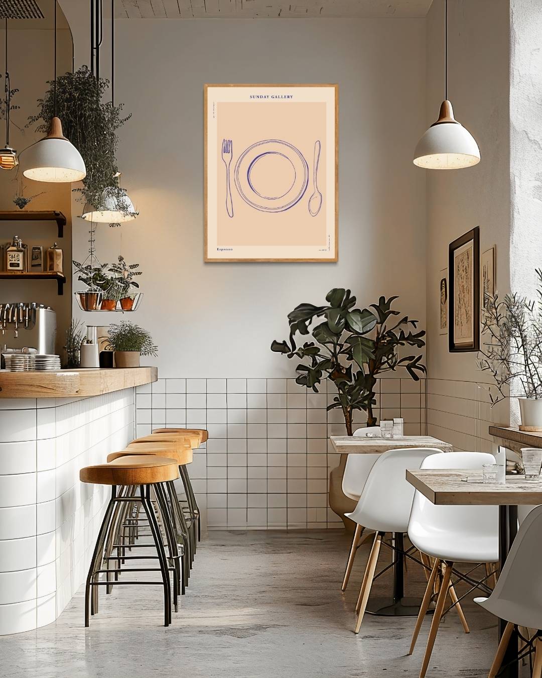 Brunch tafel Poster