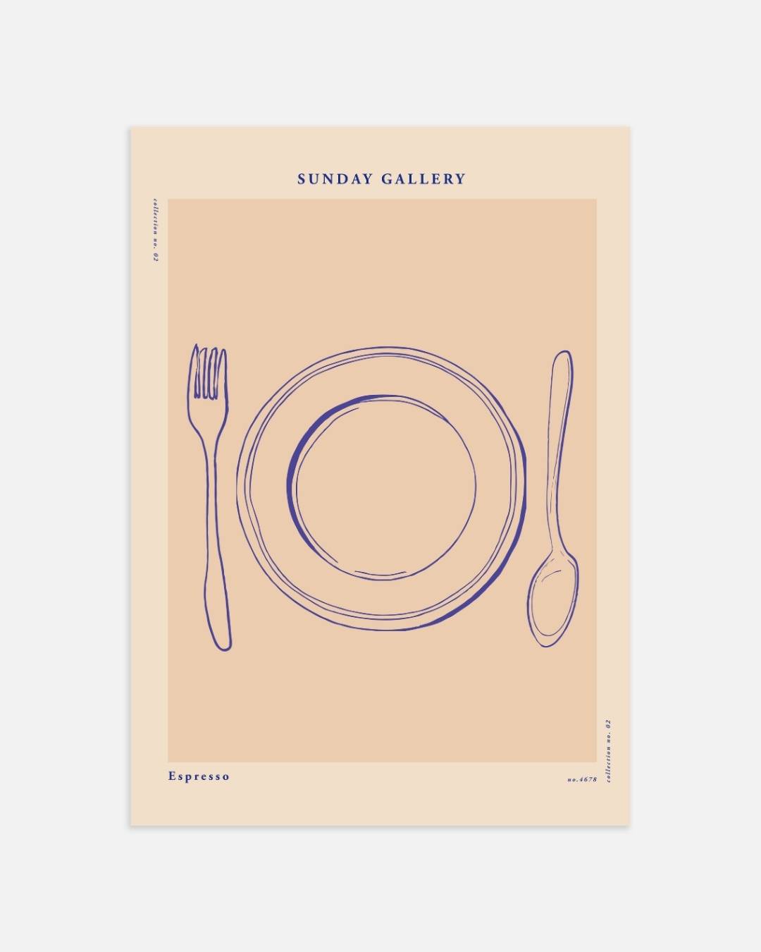 Brunch tafel Poster