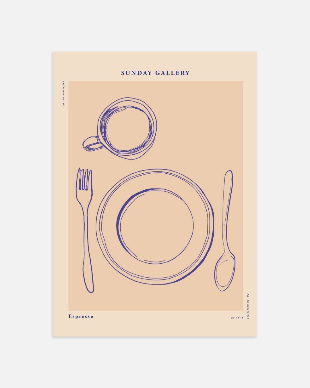 Lunch en diner Poster