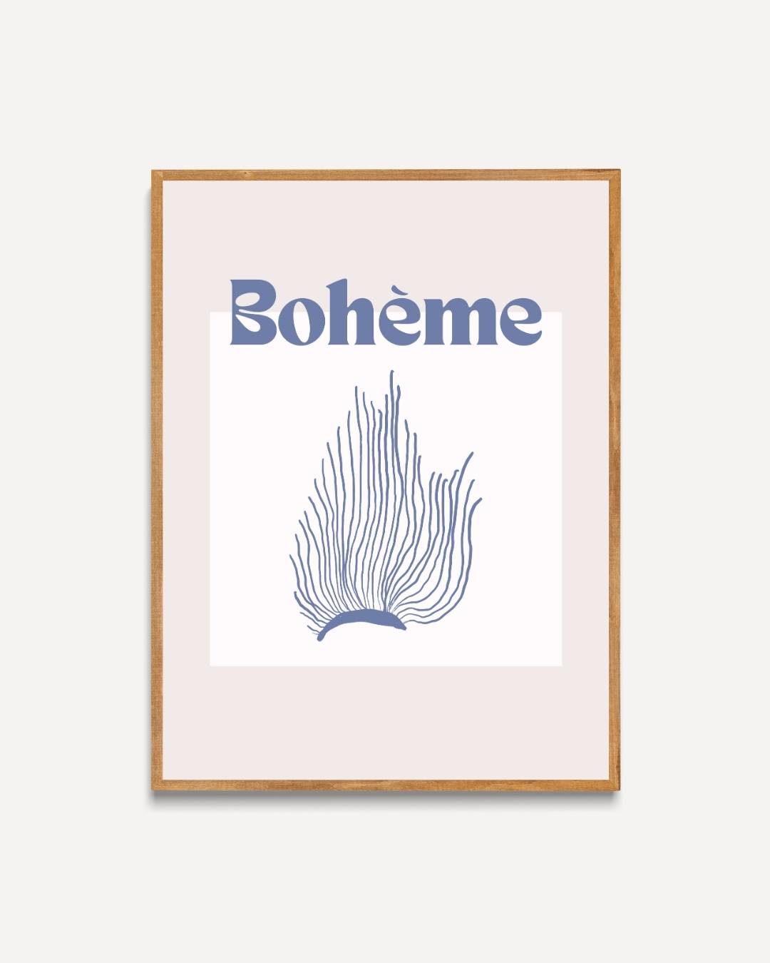 Bohème koraal Poster