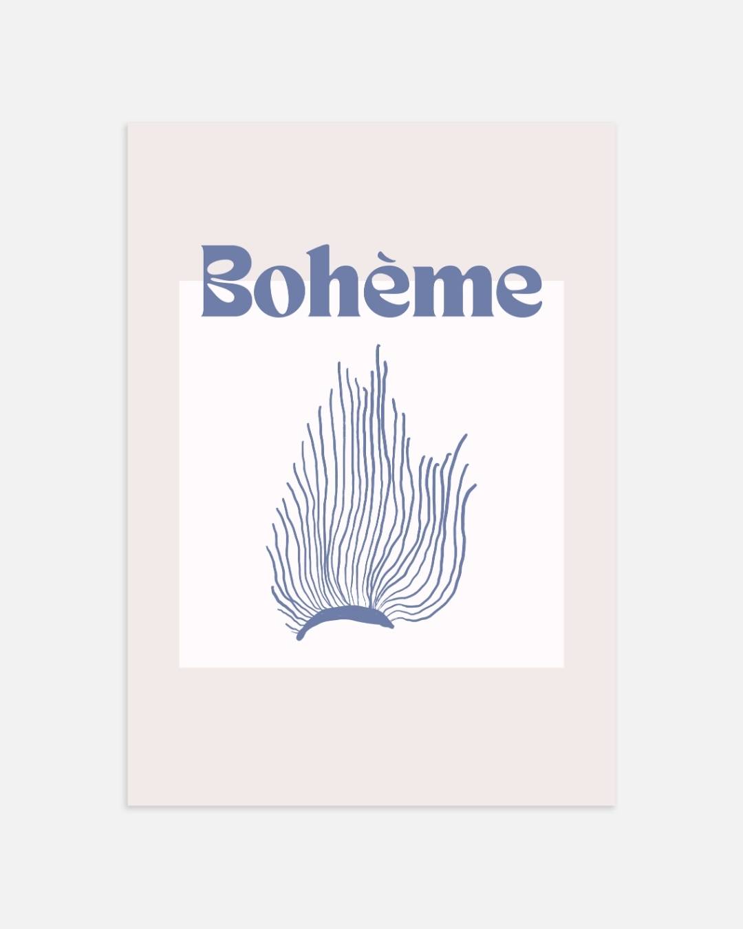 Bohème koraal Poster
