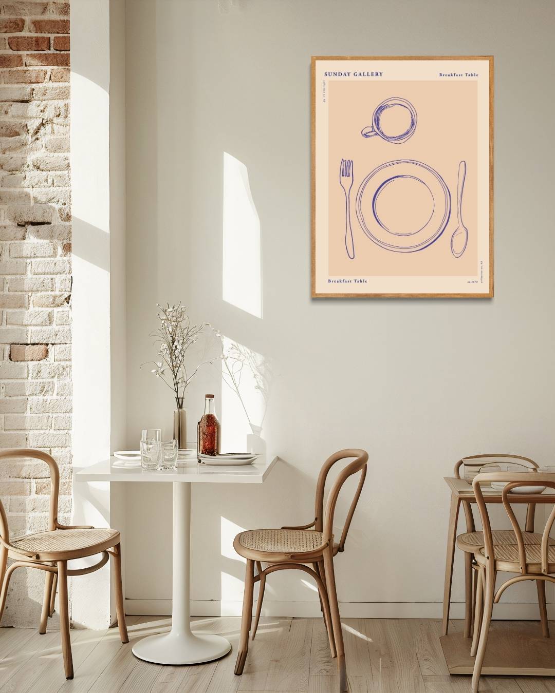 Ontbijttafel Poster
