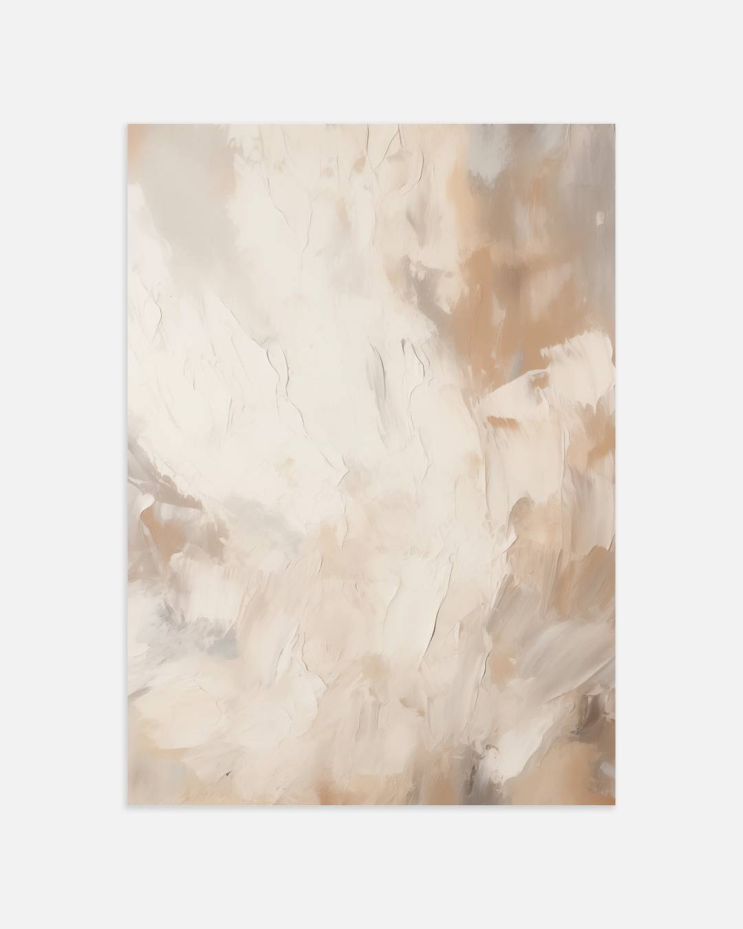 Aardse abstractie Poster