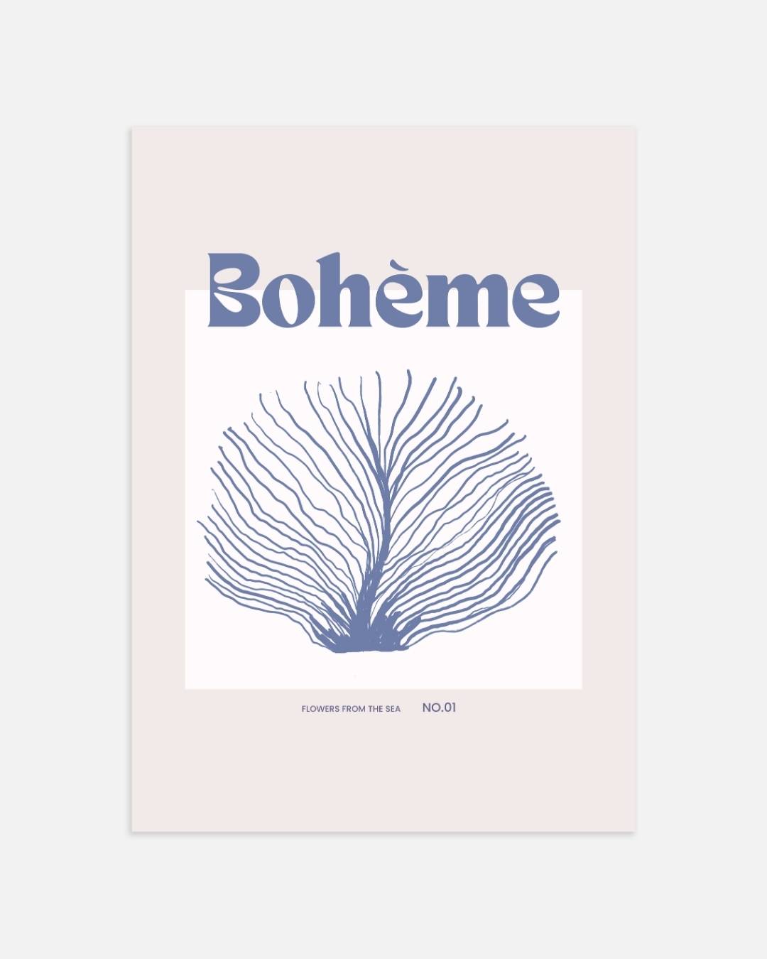 Bohème zee koraal Poster