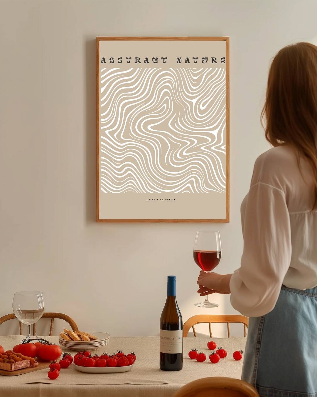 Abstract Nature patroon Poster