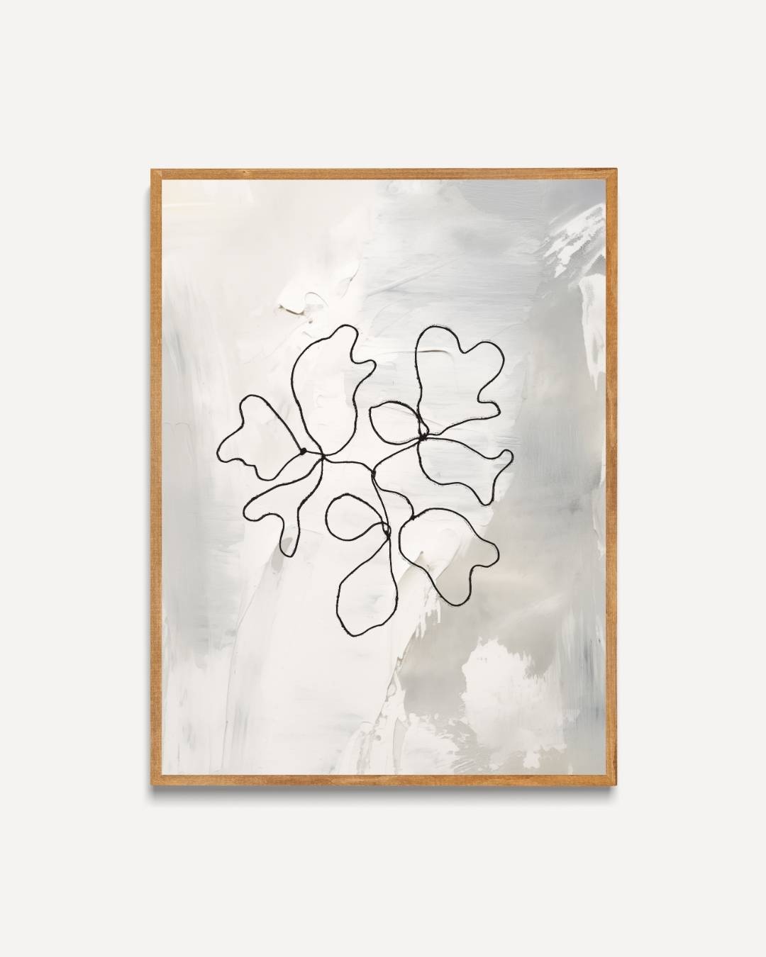 Abstracte botanische vormen Poster