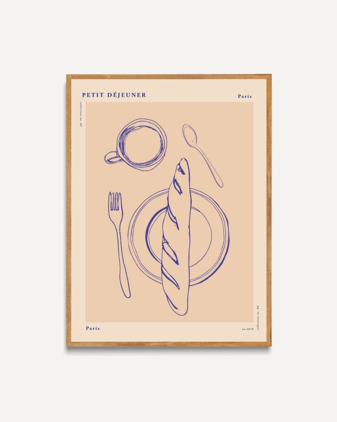 Petit déjeuner Poster