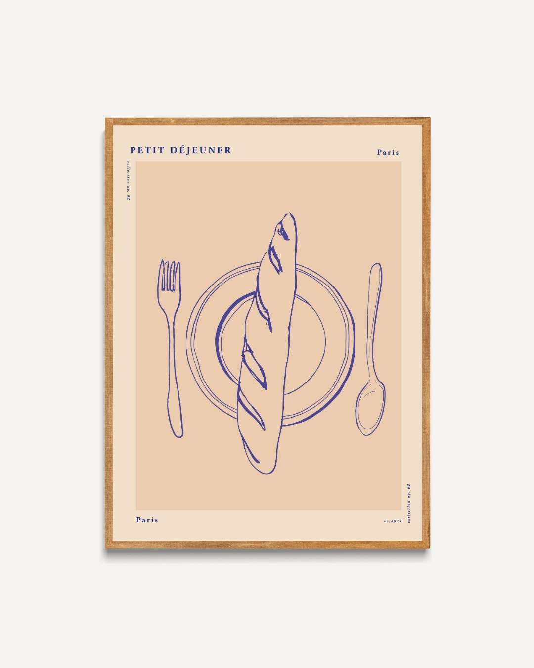 Frans ontbijt Poster