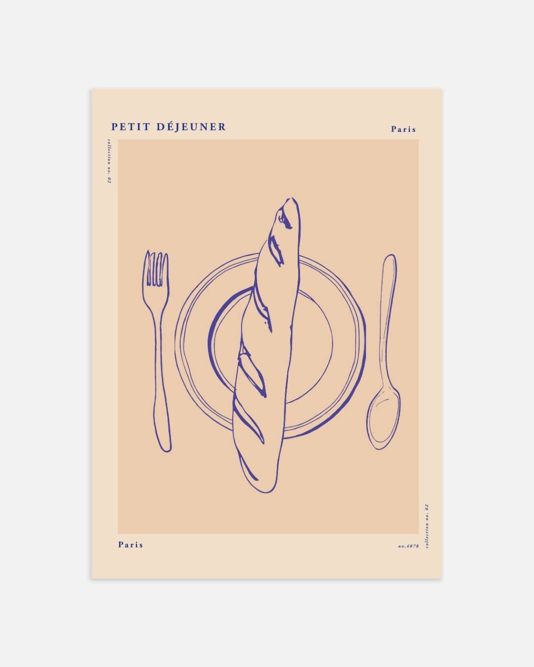 Frans ontbijt Poster