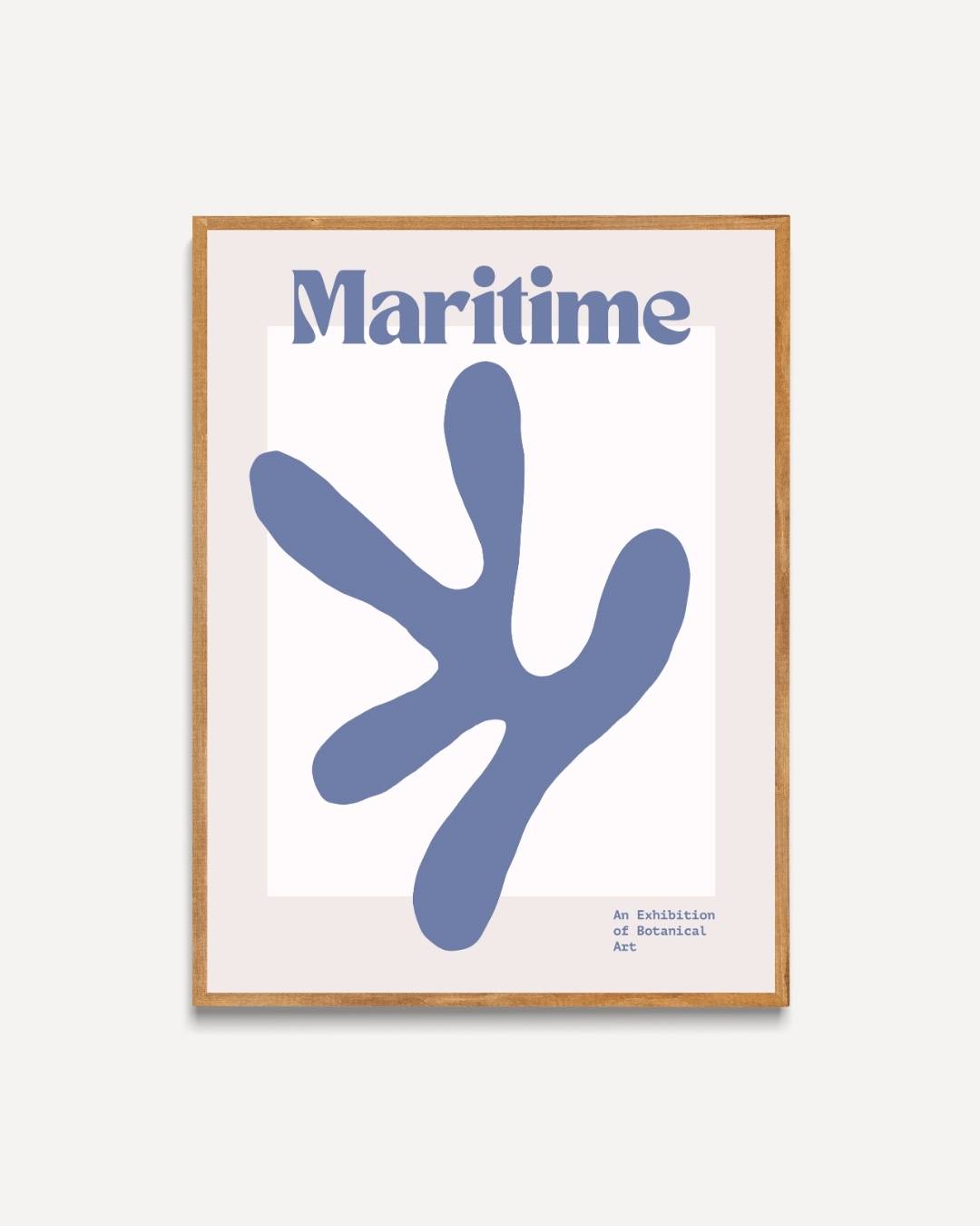 Maritime koraalstructuur Poster