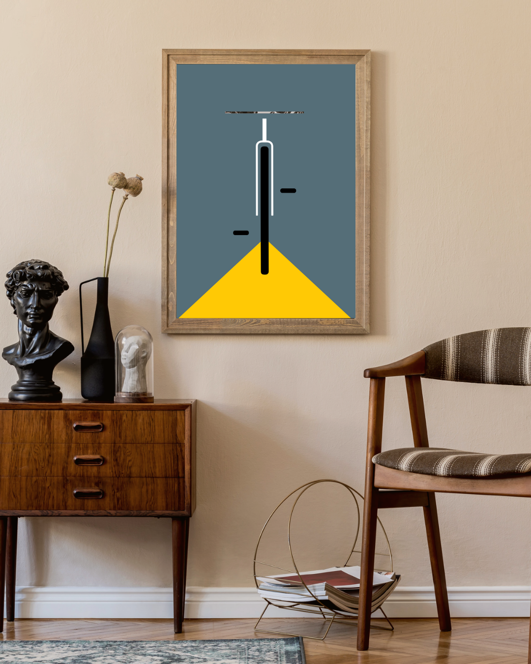 Bauhaus fiets Poster no2