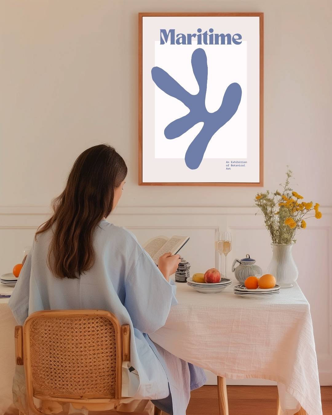 Maritime koraalstructuur Poster