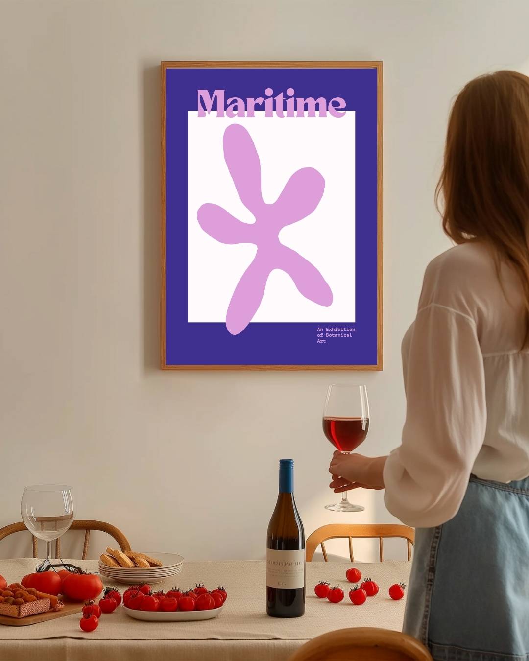Deep blue Poster