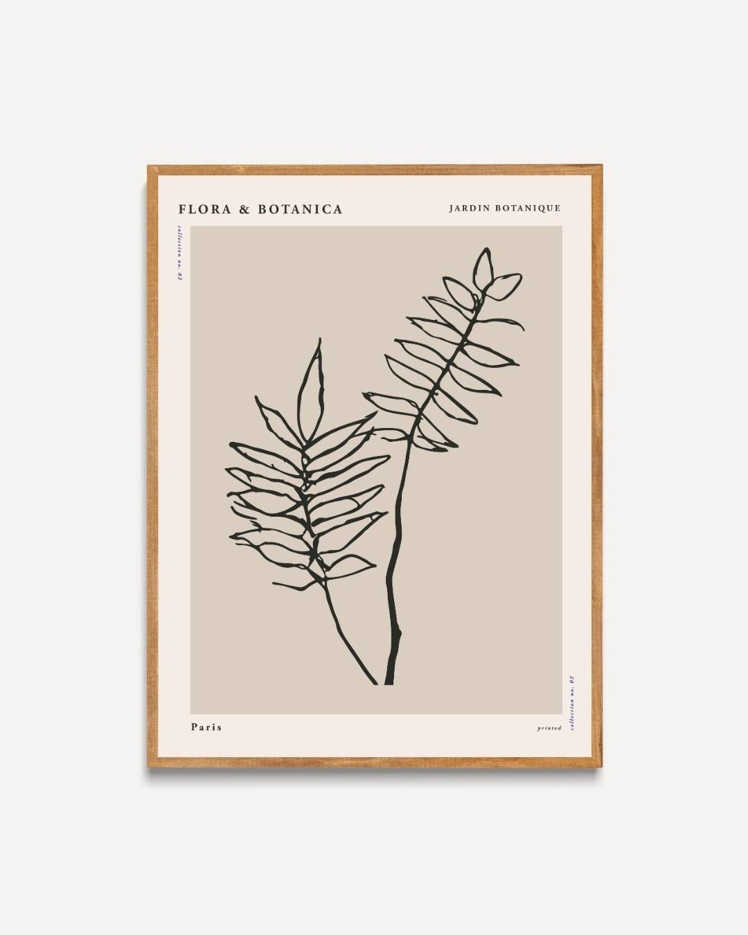 Bladillustratie Poster
