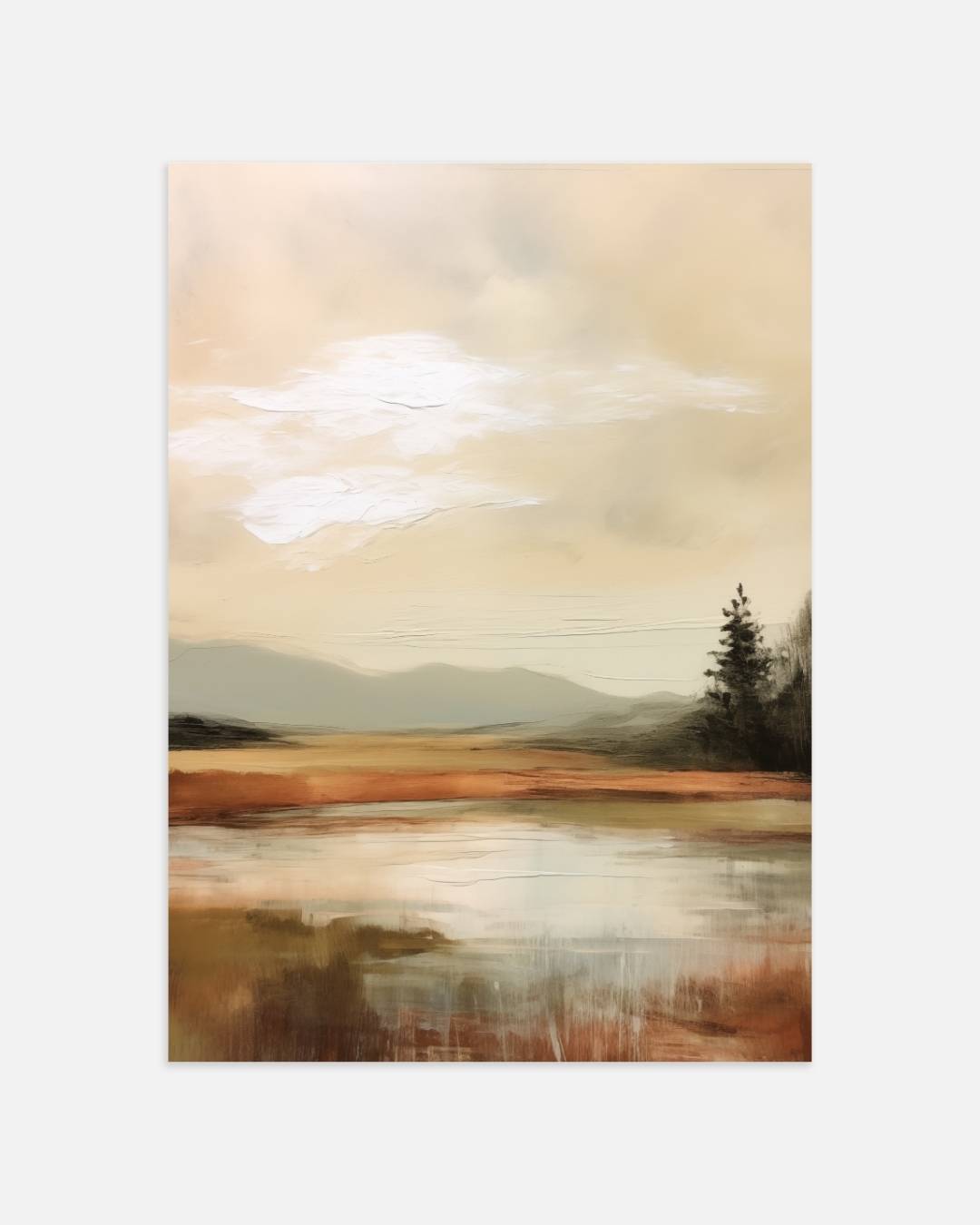 Herfstlandschap Poster