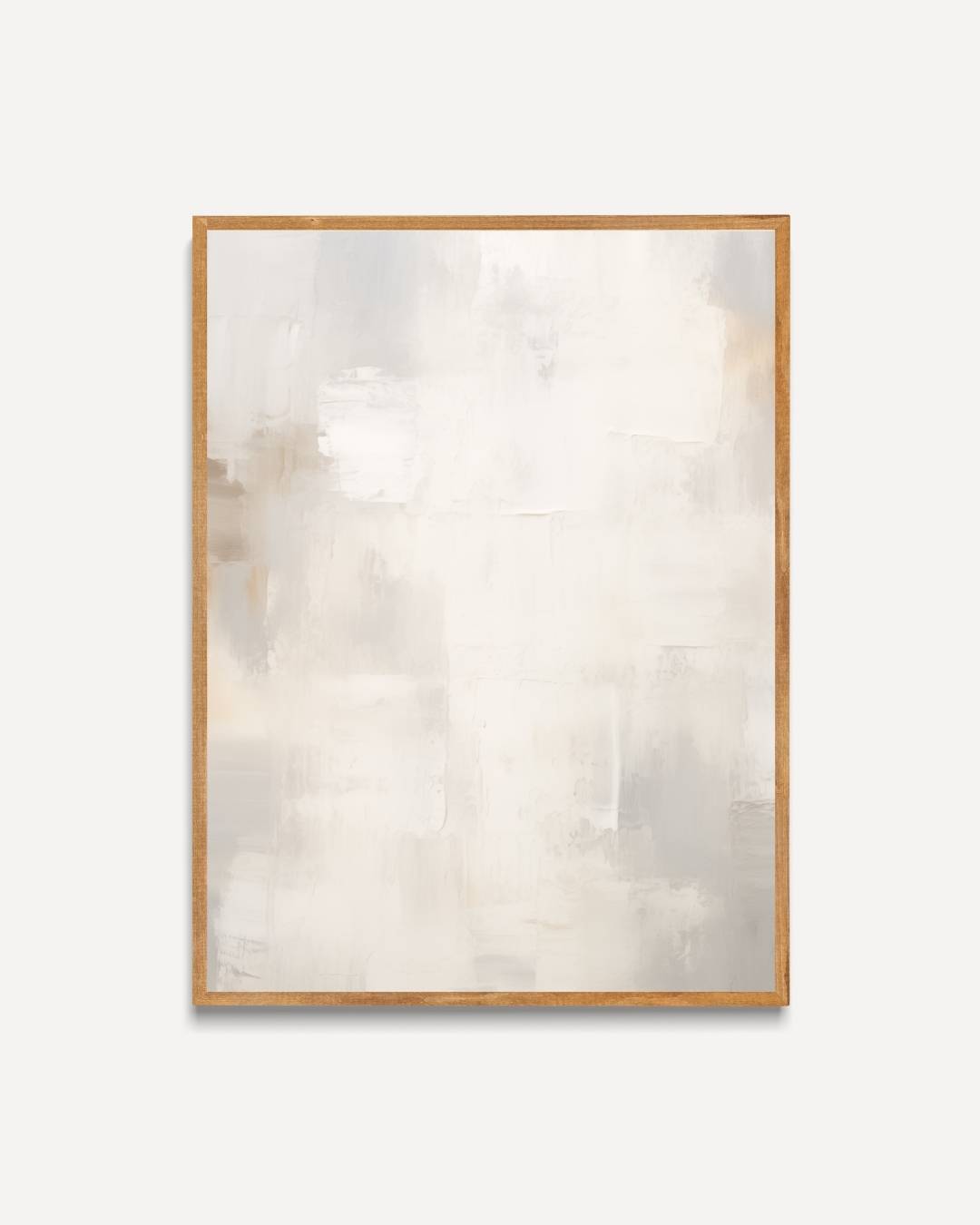 Abstracte lagen in zachte tinten Poster