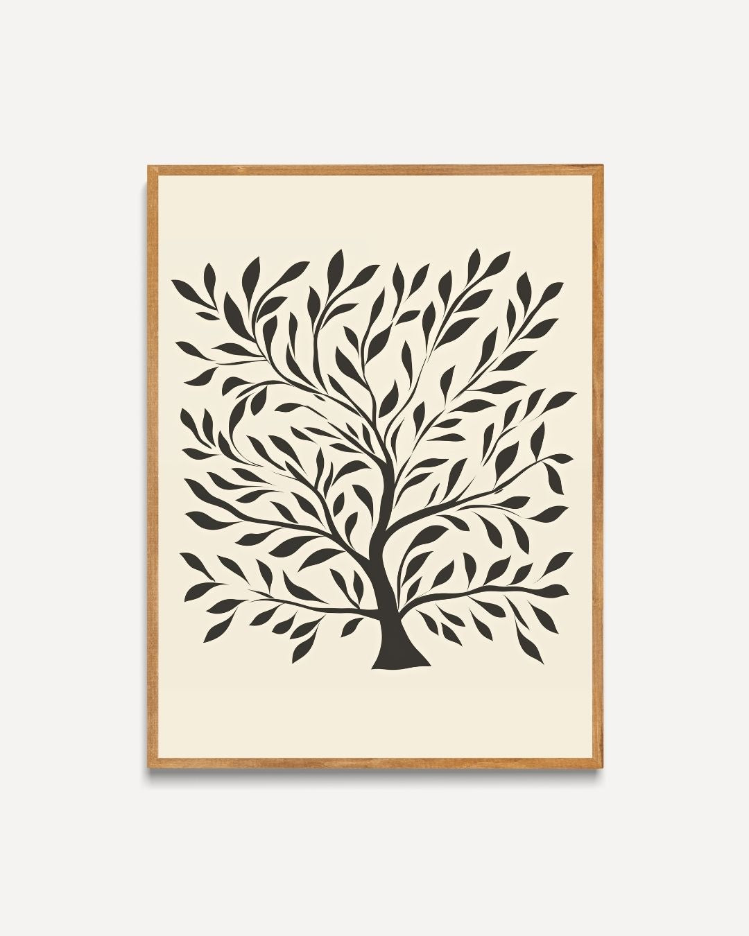 Baum-Silhouette-Poster