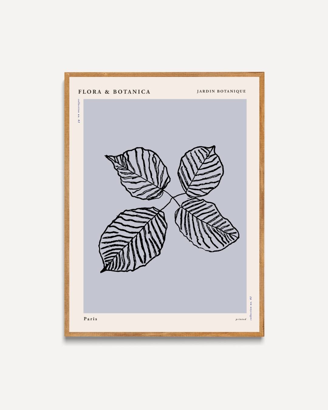 Botanische symmetrie Poster